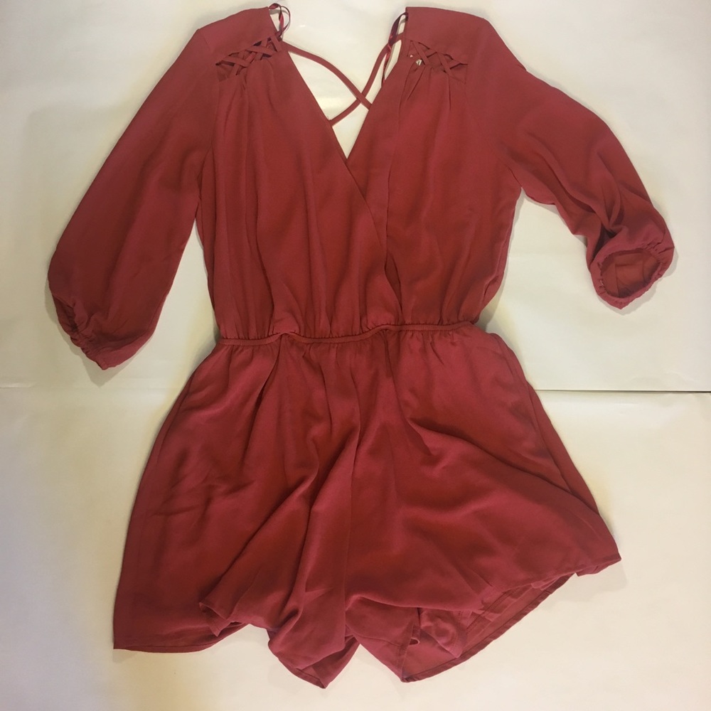 Beautiful Romper with 3/4 length sleeves